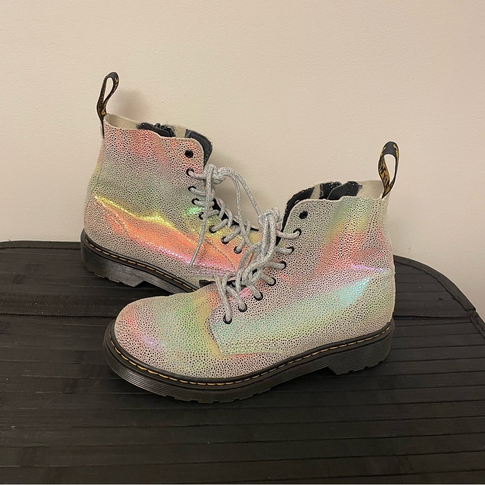 Dr Martins 1460 Pascal Iridescent Rainbow